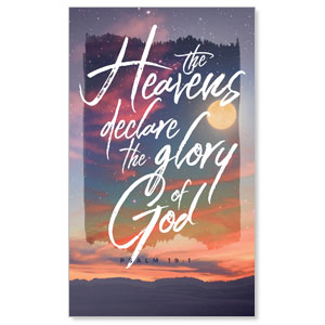 Beautiful Praise Heavens Declare 3 x 5 Vinyl Banner