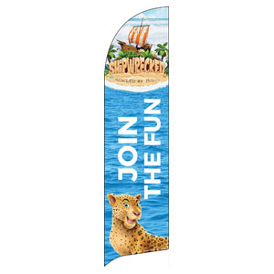 Shipwrecked Flag Banner