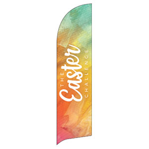 The Easter Challenge Flag Banner