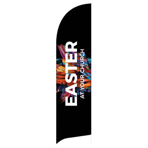 CMU Crown Easter Flag Banner