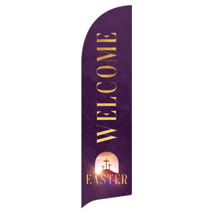 Easter Sunrise Window Flag Banner