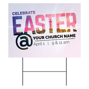 Easter At Calvary 18"x24" YardSigns