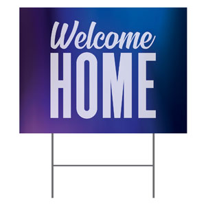 Aurora Lights Welcome Home 18"x24" YardSigns