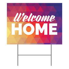 Geometric Bold Welcome Home 