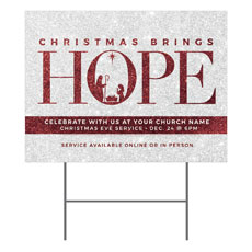 Christmas Brings Hope Sparkle 