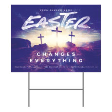 Easter Changes Everything Crosses 