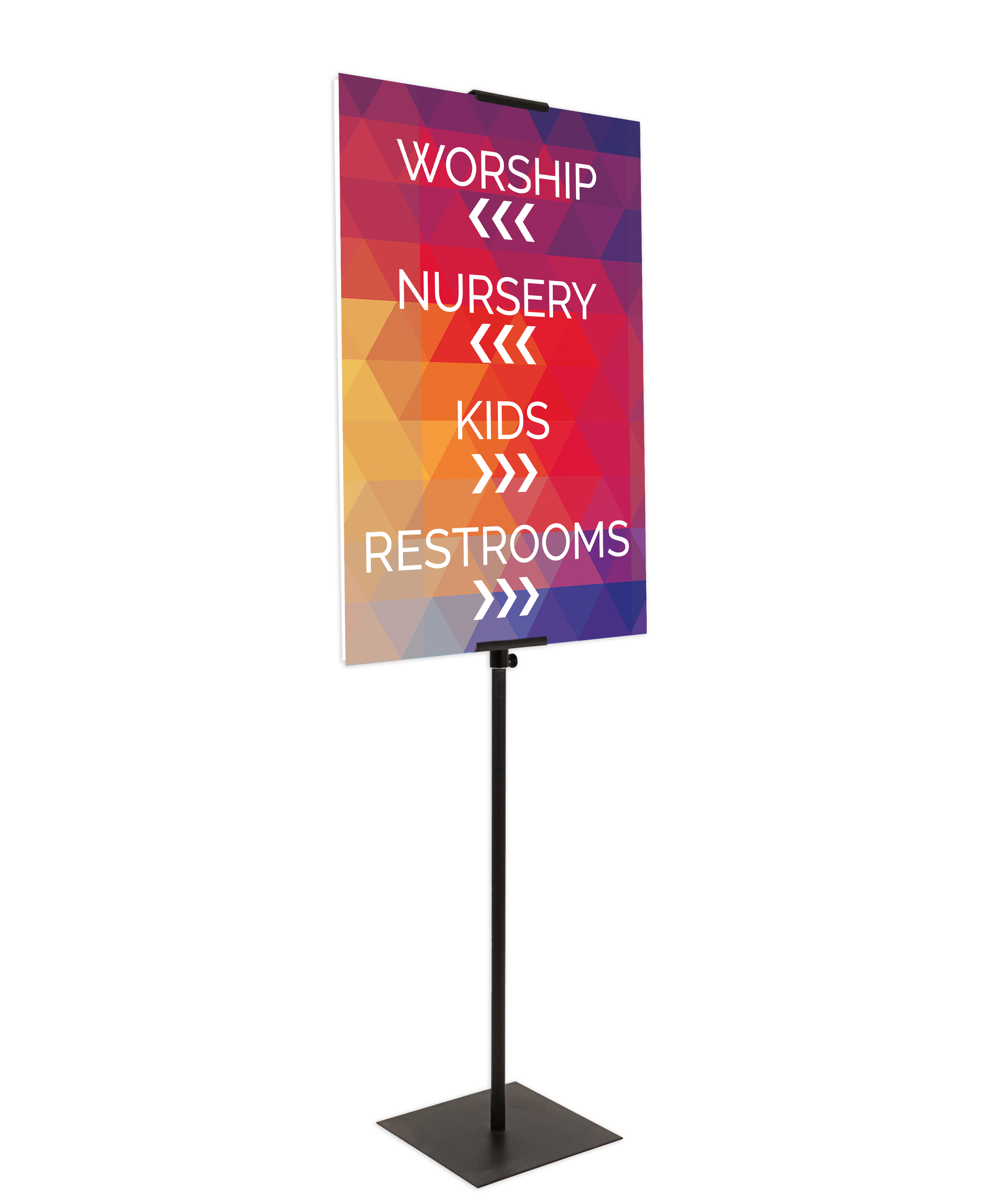 Rigid Signs, Directional, Aurora Lights Directional, 34.5 x 34.5 11