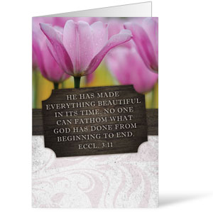 Fresh Air Tulips 8.5 x 14 Bulletins