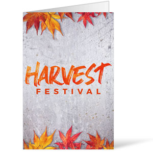 Harvest Festival Leaves Bulletins