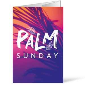 Palm Sunday Purple Bulletins