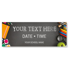 School Supplies Your Text 