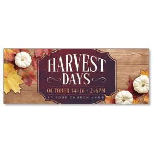 Harvest Days ImpactBanners