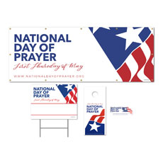 National Day of Prayer 2023 Outdoor Event NDP Logo Promotional Kits 