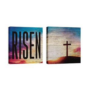 Mod Risen Pair 24 x 24 Canvas Prints