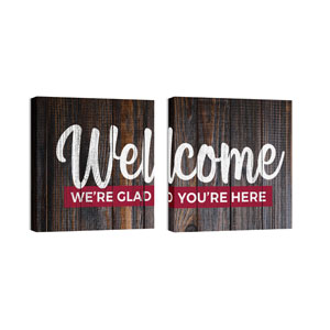 Mod Welcome Pair 7 24 x 24 Canvas Prints