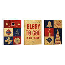 Celebrate Christmas Icons Triptych 