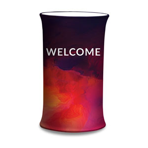 Vibrant Paint Welcome Counter Sleeves Small Oval