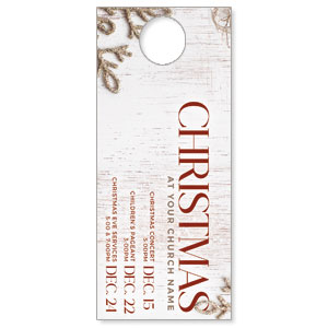 Christmas Events Snowflake DoorHangers