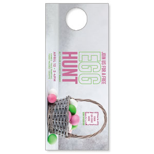 Egg Hunt Basket DoorHangers