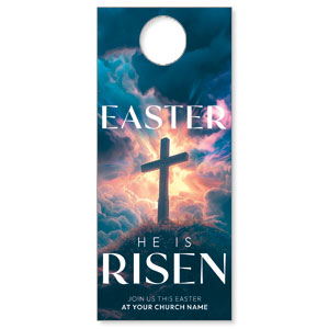 Easter He Is Risen DoorHangers