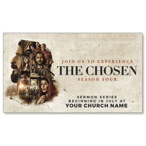 The Chosen Sermon Series Invite 2" x 3.5" Flat Invite