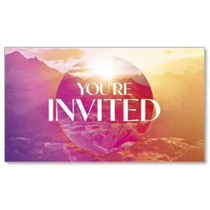 New Year New Start Invite 2" x 3.5" Flat Invite