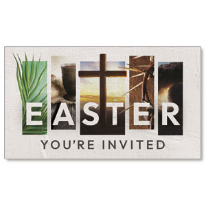 Easter Season Images Invite 2" x 3.5" Flat Invite