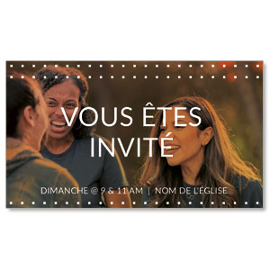 Bringing People to Jesus Invite - French Creole 2" x 3.5" Flat Invite