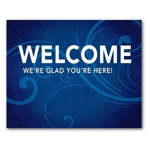 Flourish Welcome Jumbo Banners