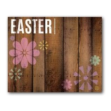 Easter Wood and Flowers 