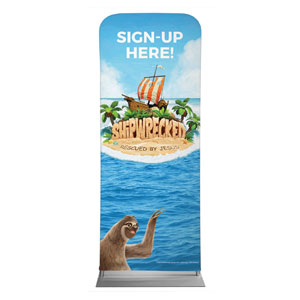 Shipwrecked Sign Up 2'7" x 6'7" Sleeve Banners