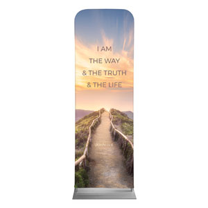 Way Truth Life Path 2' x 6' Sleeve Banner