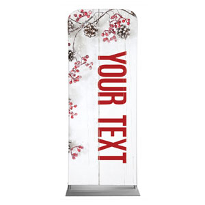 Celebrate Christmas Berries Your Text 2'7" x 6'7" Sleeve Banners
