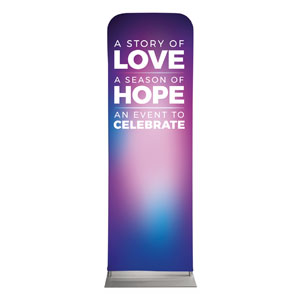 Story of Love 2' x 6' Sleeve Banner