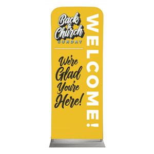 Back to Church Sunday Celebration 2'7" x 6'7" Sleeve Banners