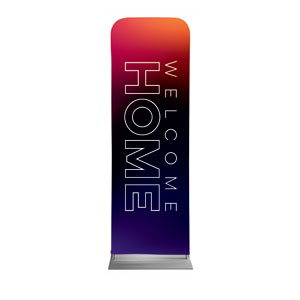 Welcome Home 2' x 6' Sleeve Banner