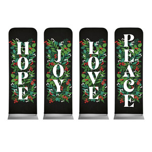 Holly and Ivy Advent Set 2' x 6' Sleeve Banner