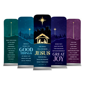 Christmas Story Set 2' x 6' Sleeve Banner