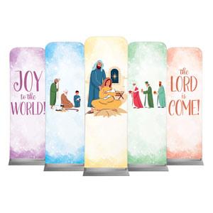 Kidmin Nativity Set 2' x 6' Sleeve Banner