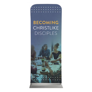 Becoming Christ Like Disciples 2'7" x 6'7" Sleeve Banners