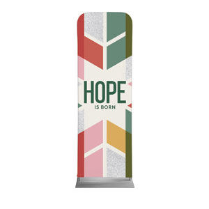 Snowflake Advent Hope 2' x 6' Sleeve Banner