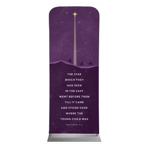 Christmas Story Matthew 2:9 2'7" x 6'7" Sleeve Banners