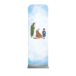 Kidmin Nativity Shepherd 2' x 6' Sleeve Banner