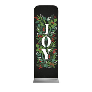 Holly and Ivy Joy 2' x 6' Sleeve Banner