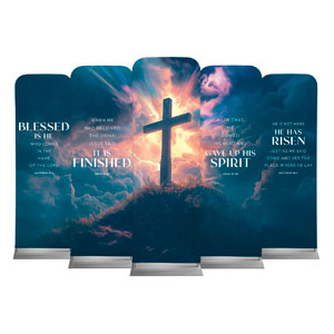 Easter He Is Risen Set 2' x 6' Sleeve Banner