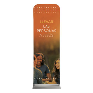 Bringing People to Jesus - Spanish 2' x 6' Sleeve Banner