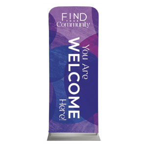 Find Your Community 2'7" x 6'7" Sleeve Banners