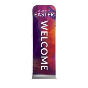 Vibrant Paint Easter 2' x 6' Sleeve Banner