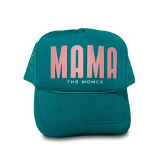 MomCo "MAMA" Trucker Hat - Teal 