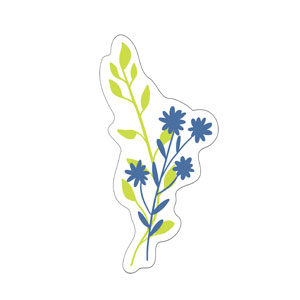 MomCo Wild Hope Wildflowers Sticker SpecialtyItems